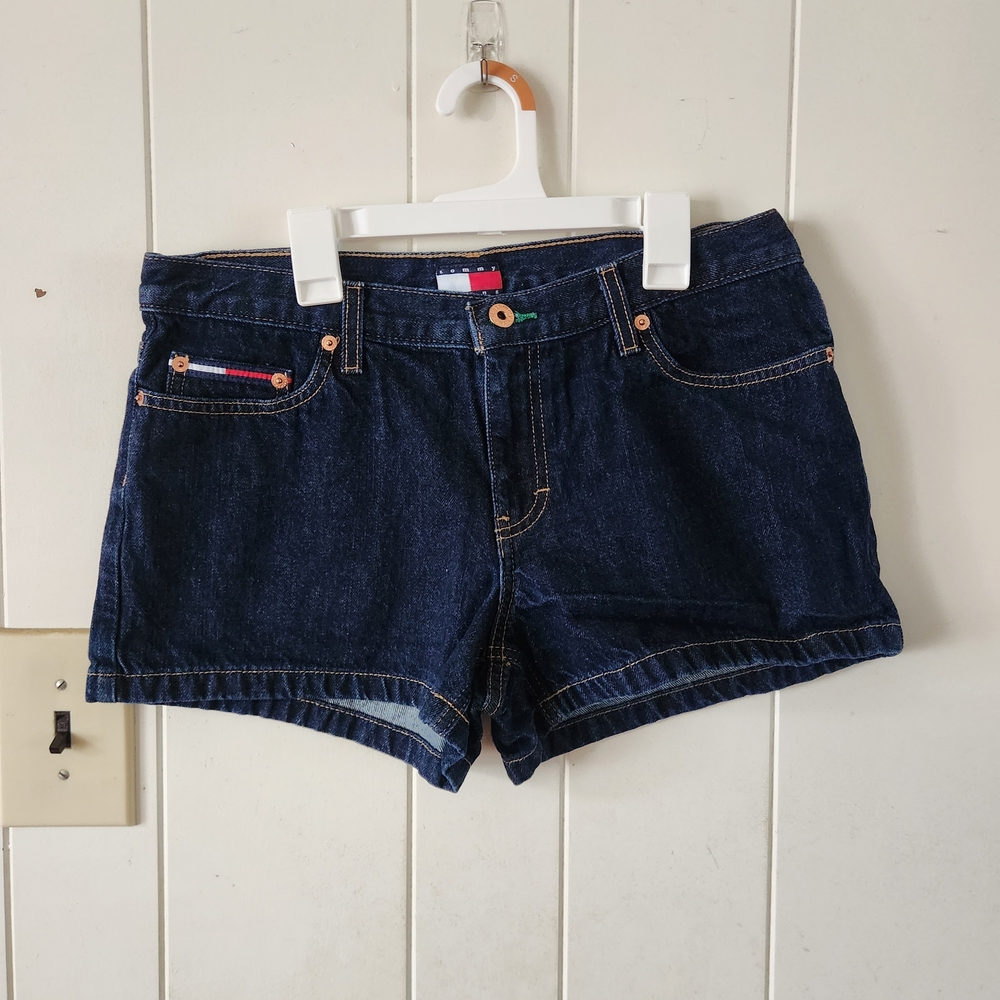 Tommy Hilfiger Dark Blue Jean Shorts Size 11